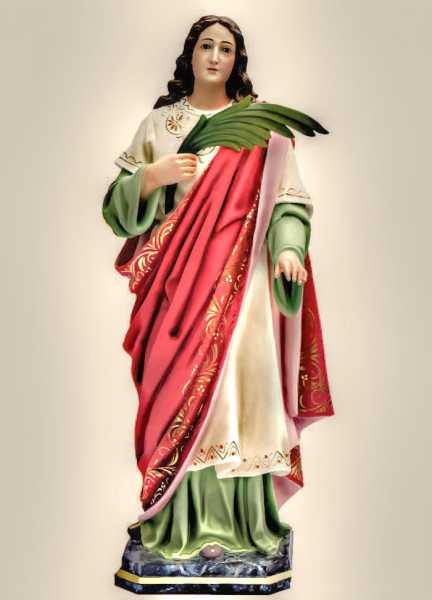 Saint-Lucy-Saint-Lucia-Statue