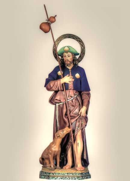 Saint-Roch-Rocco-Statue