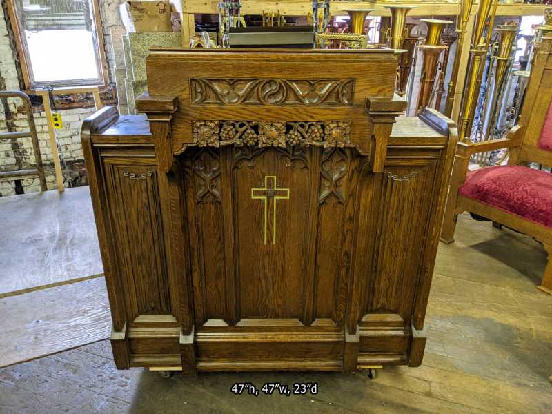 Ornate-Carved-Lectern-47-inch
