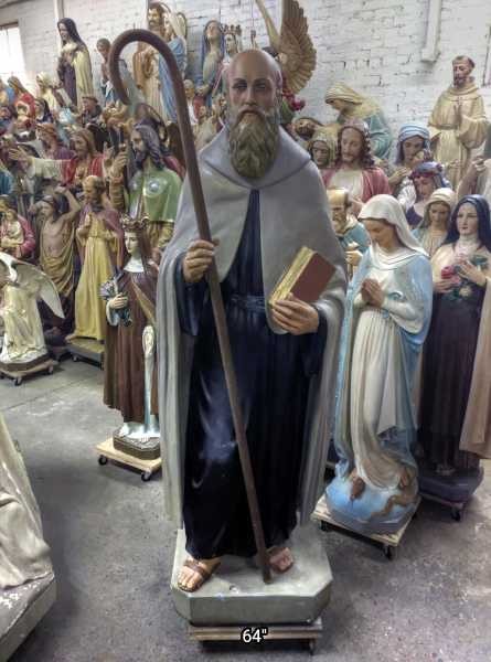 Saint-Benedict-of-Nursia-Statue